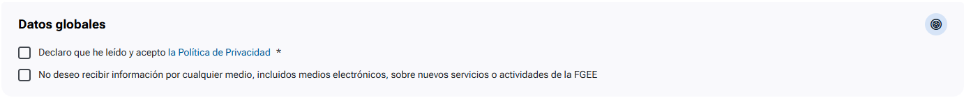 Datos globales