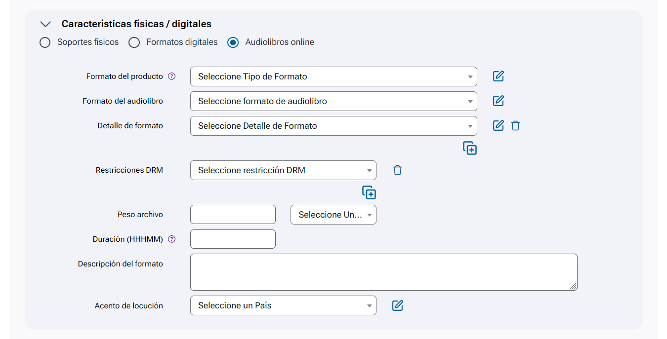 Audiolibro online